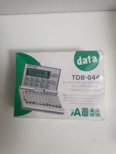Traduttore Lingua 44 Zero TDB-044 Banca Dati e Convertitore Valuta Vintage Nuovo