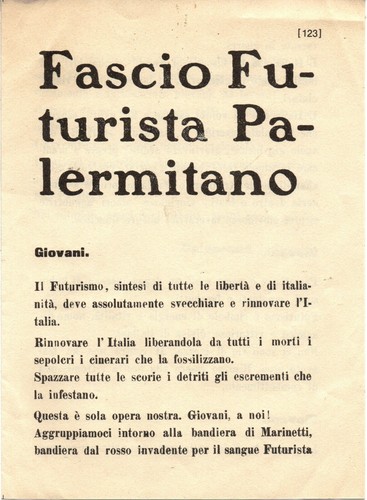Fascio futurista - fascio,