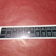 Adesivo scatola fusibili Alfa