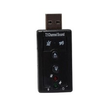 3D sound 7.1 canali scheda audio esterna USB 2.0 adattatore per microfono suono