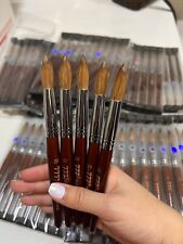 pennello per unghie acrilico 777 crimpato dalla misura 12 alla misura 22