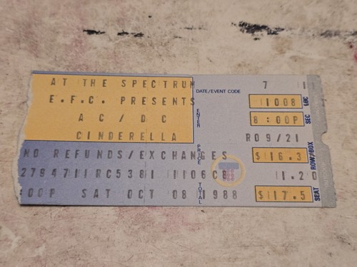 Biglietto concerto originale