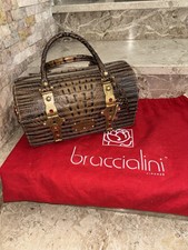 Rara Bellissima Borsa Donna Braccialini Temi Tema Scrigno Originale