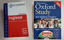 Doppio dizionario i Garzantini Italiano/Inglese + Oxford Study con CD-ROM