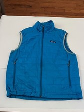 Patagonia Giubbotto Uomo Nano Puff Primaloft Isolante Blu Medio Usato