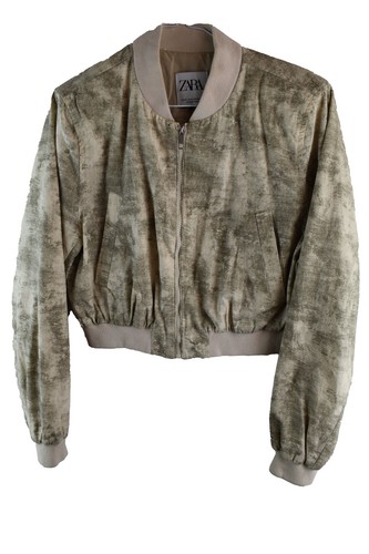 Giacca bomber zara beige - bomber,