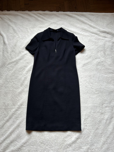 Abito midi nero elegante