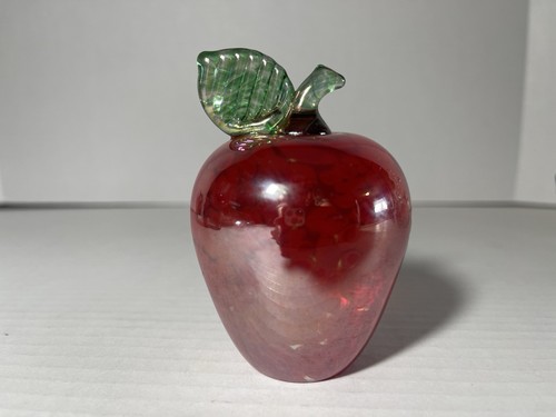 Vetro vintage rosso apple - rosso,
