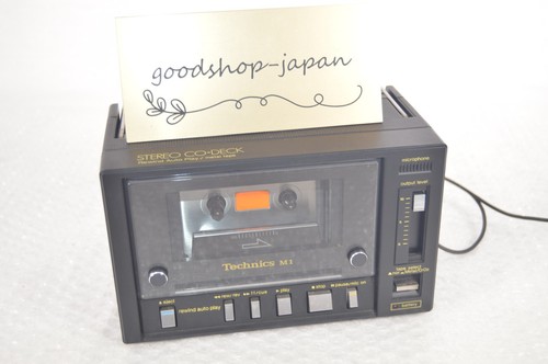 Technics stereo cassette - technics, rs-m1