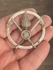 Fregio Basco Metallo Cavalleria Lanceri E.I. Esercito ItalianoVintage 