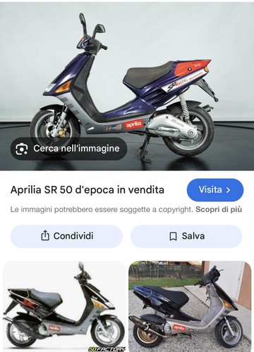 Carene aprilia nastro - sr, 50