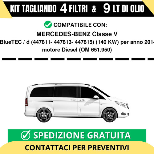 Tagliando per mercedes benz - tagliando,