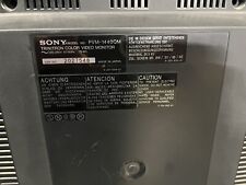 ✅ Monitor sony Professionale Crt 14 Pollici pvm-1440qm Vintage Gaming Arcade