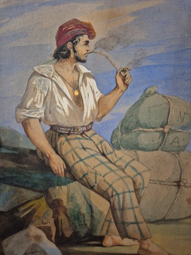 Acquerello originale italiano