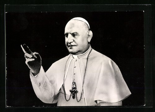 Cartolina papa giovanni - papa, xxiii