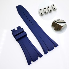 Cinturino in gomma blu 27 mm /