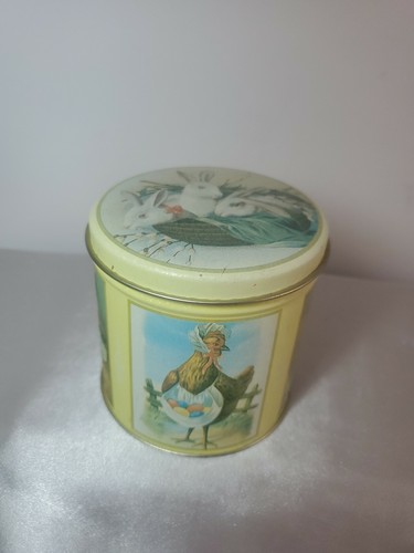 Vintage tin container - vintage,