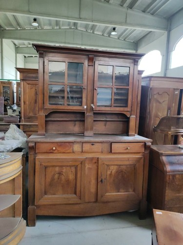 Credenza con piattaia antico - credenza,