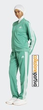 TUTA DONNA ADIDAS ESSENTIALS 3-STRIPES - JD2687 col. verde/bianco