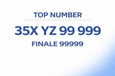 SIM Top Number 35X YZ 99 999