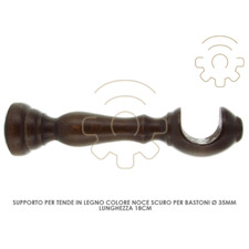 Coppia supporti per bastone