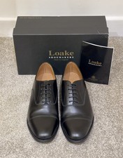 Loake Ayr 2 nero 9 1/2 G pelle