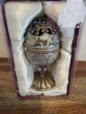 Blue Enameled 7" Jane Seymour