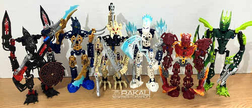 Lego bionicle glatorian set - bionicle:,