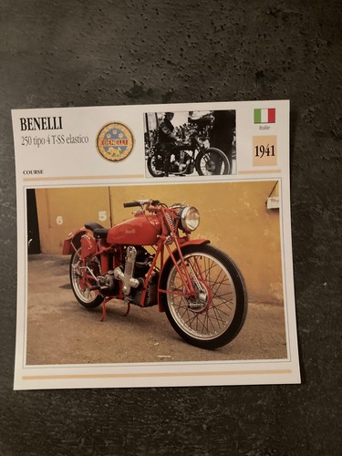 Carte fiche moto collection - carte,
