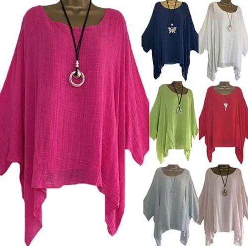 Top donna cotone taglie forti