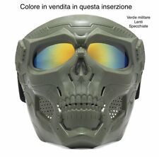 Occhiali Moto Harley Maschera Teschio Antivento Occhiali Sicurezza Equitazione