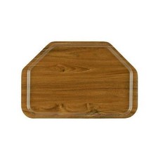 Vassoio in laminato teak