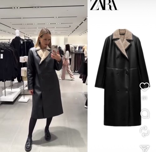 Cappotto doppiopetto zara - cappotto,