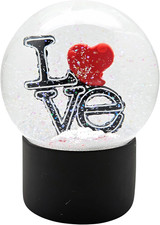 Palla Di Neve Amore Con Cuore