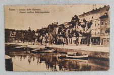 cartolina istria fiume slovenia canale confine viaggiata 1940 formato piccolo