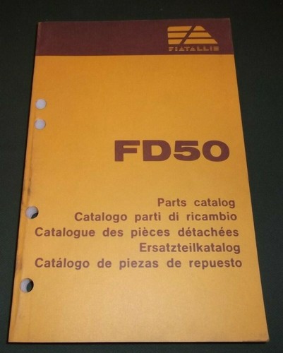 Fiat allis fd50 manuale parti - allis,