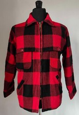 Giacca da Caccia Woolrich Vintage - Giacca da caccia lana rossa e nera taglia US 38