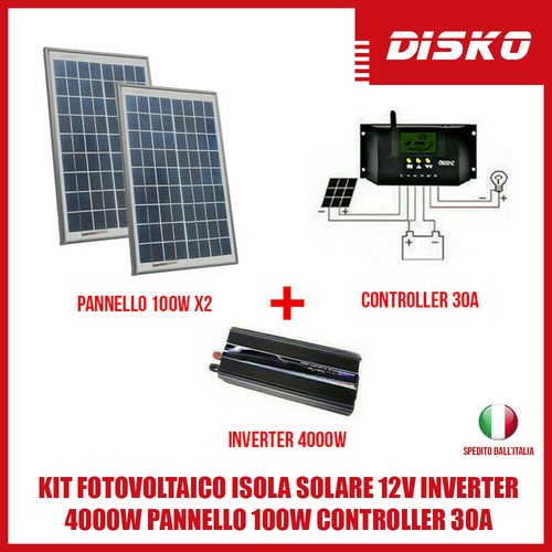 Kit fotovoltaico isola solare - kit,