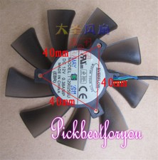 ASUS GTX680 HD7950 HD7970 ventola singola 40 mm 4 pin T129025SU 0,38A #M2655 QL