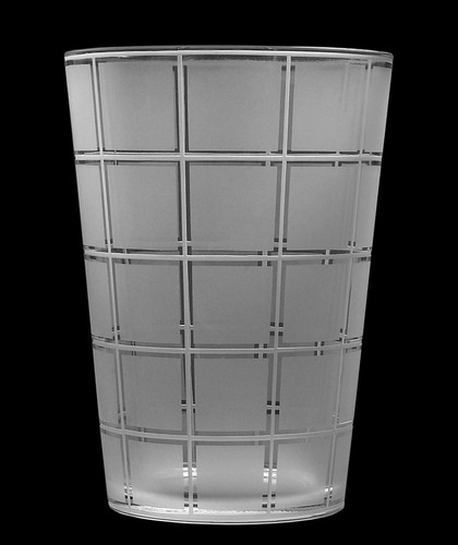 Vaso vetro inciso - in,