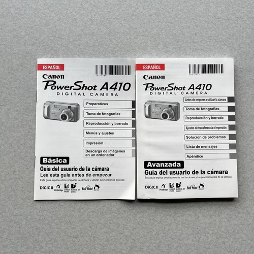 Canon powershot a410 manuale - canon,