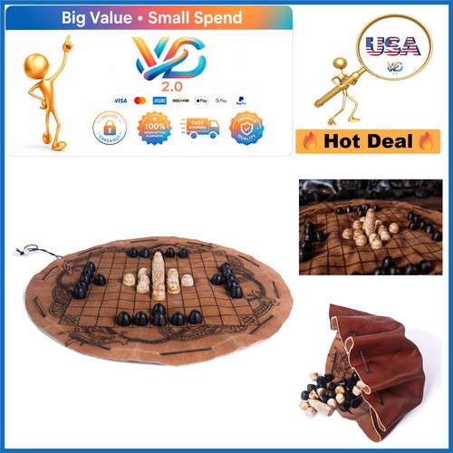 Set gioco viking hnefatafl con - set,