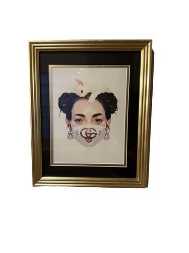 Gucci cat girl stampa - gucci,