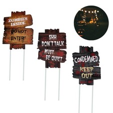 3 pezzi Halloween Yard Signs