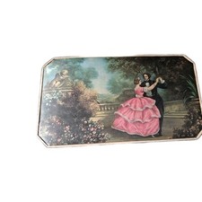 Super Cassetta a Premio  vintage Vecchia Romagna in legno,stoffa e velluto