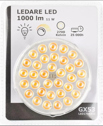Ikea ledare lampadina led gx53 - lampadina,