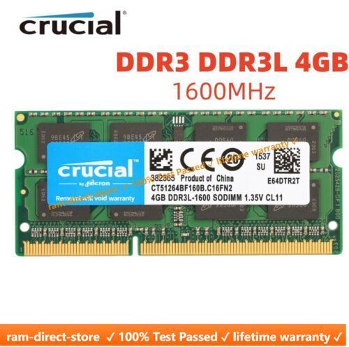 Crucial ddr3 ddr3l 4 gb - 1,35, v