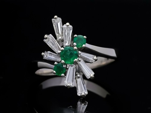Anello vintage diamanti - vintage,