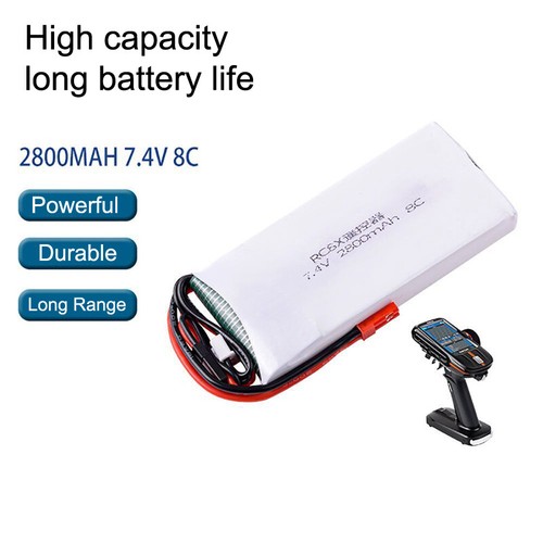 2800mah 8c batteria - 7.4v, 2s
