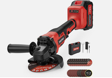 DuroFort Smerigliatrice Angolare a Batteria, motore brushless 9500 RPM